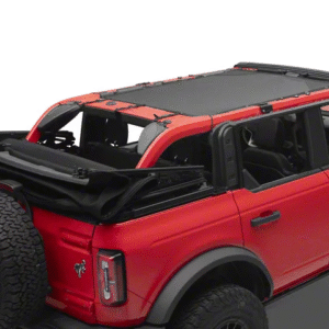GearShade Mesh Top; Black (21-25 Bronco 4-Door w/ Hard Top)