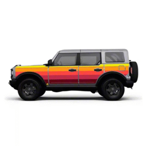 4x4 Attitude Action Shield Body Armor; Retro (21-25 Bronco 4-Door)