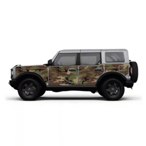 4x4 Attitude Action Shield Body Armor; Woodland Camo (21-25 Bronco 4-Door)